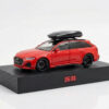 Audi RS6 Avant Car Alarm Clock front side view with LED display