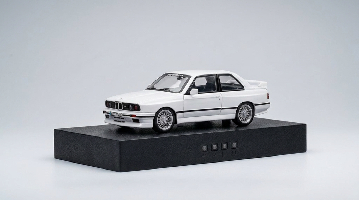 BMW E30 White Side