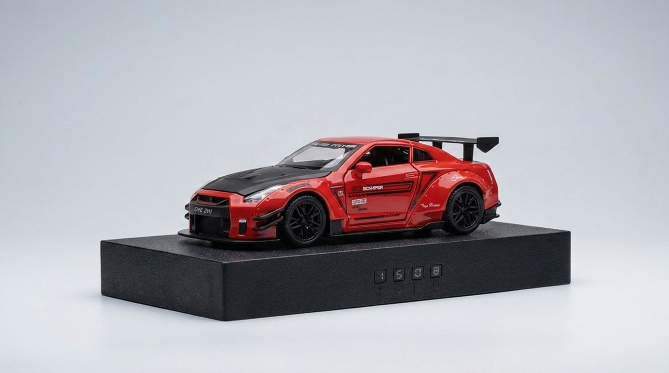 Nissan GTR R35 Red Side